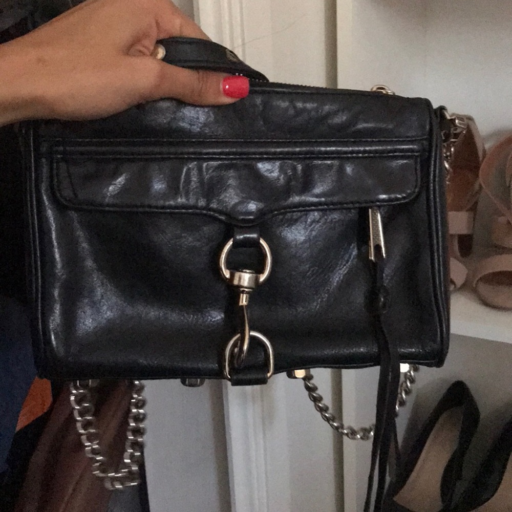 Rebecca minkoff black crossbody mini Mac